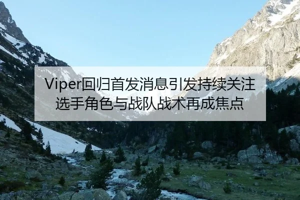 Viper回归首发消息引发持续关注 选手角色与战队战术再成焦点